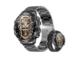 Smartwatch Ak75 Lanterna Bluetooth Chamadas Bateria de Longa Duração para Uso Externo Bestvite (preto)
