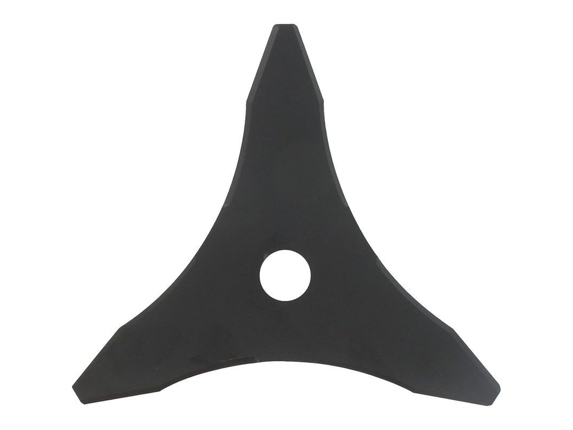 Hoja De 3 Dientes Para Cortacésped Profesional, 255x25.4x3mm, Color Negro