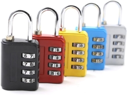 Conjunto De 5 Cadeados Para Bagagem Besportble, Cadeado De Combinação Para Mochilas