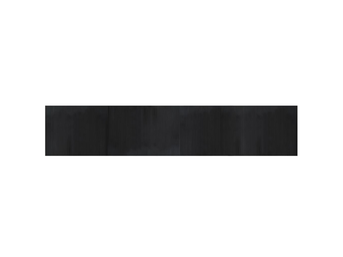 Rug, Rugs Vidaxl Preto Bambu (80 X 400 Cm)