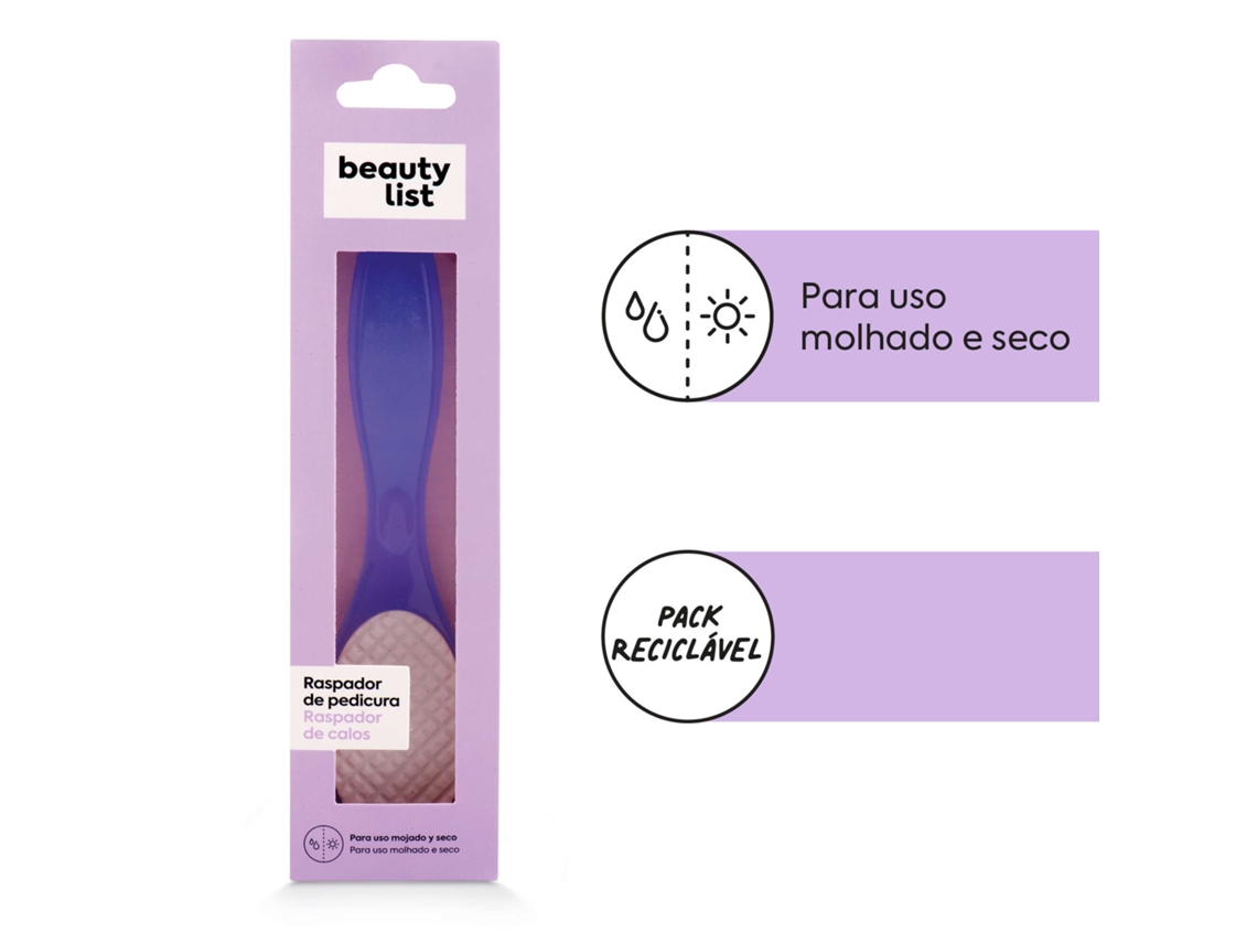 Raspador de Pés Lilás BEAUTY LIST