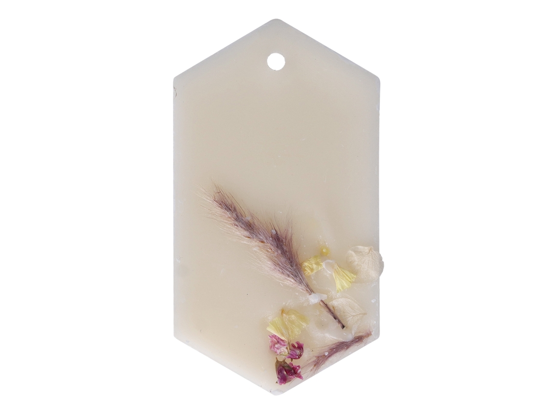 3 Comprimidos Cera Aromática Freesia Hexagonal Cheiro Intenso