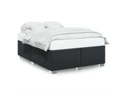 Estrutura de Cama 152x203 Cm sem Colchão em Couro Sintético MAISON EXCLUSIVE