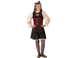 Fantasia - Steampunk Marrom - Menina - 3 Anos - Mercados E Festas Medievais