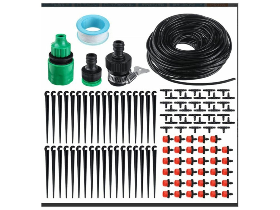 Sistema De Irrigação De Jardim, Sistema De Irrigação Por Gotejamento Com Tubo Flexível, Irrigação De Conexão Rápida, Ajuste Automático De Irrigação Pa