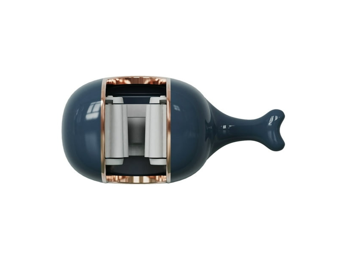 Soporte de pared azul para trapeador, organizador para trapeador, cepillo y almacenamiento de cocina - aquaforge