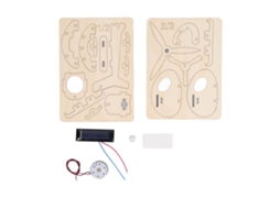 Kit de Quebra cabeças 3d de Madeira Avião