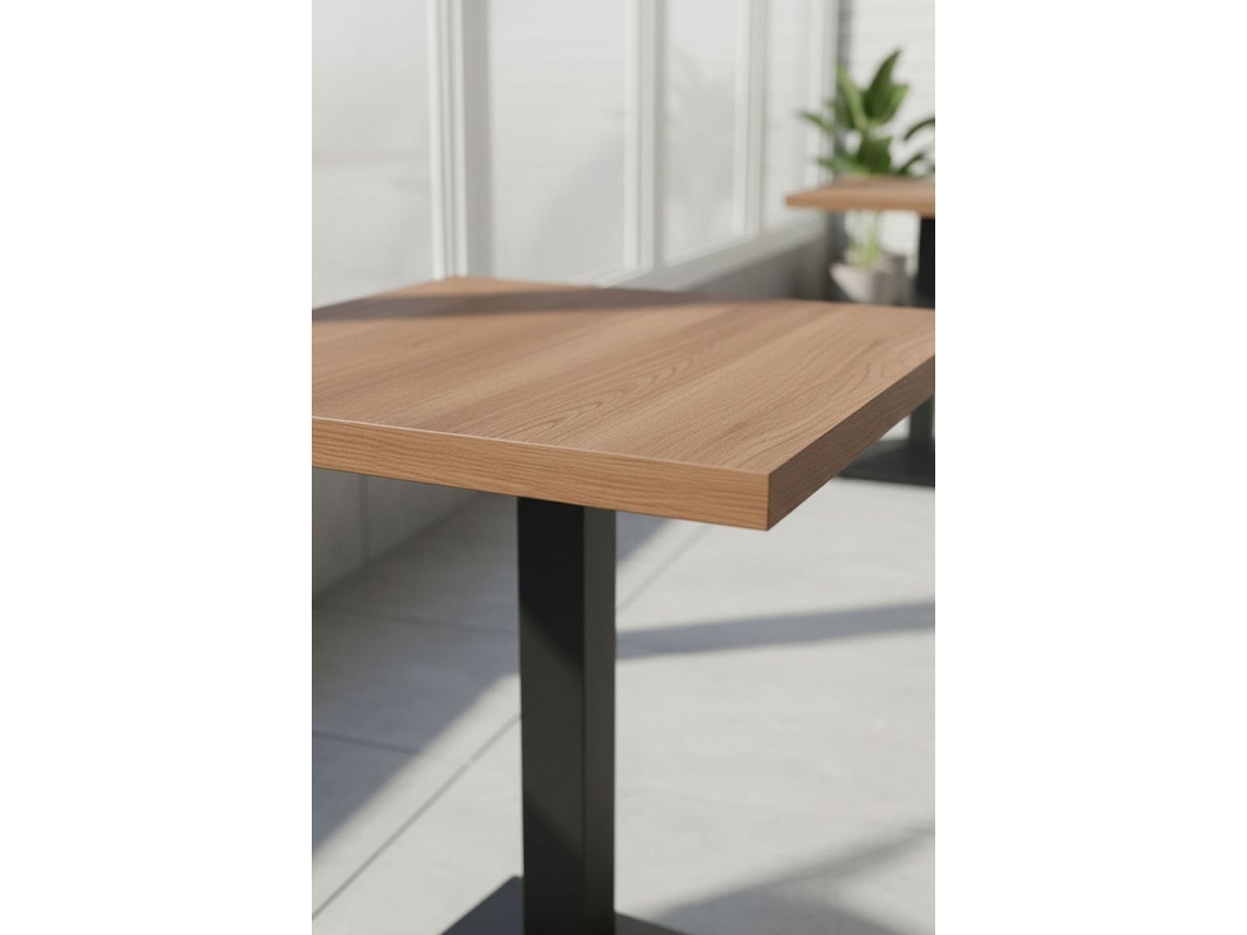 Mesa Kuat Black 60 Cm - Madeira Escura