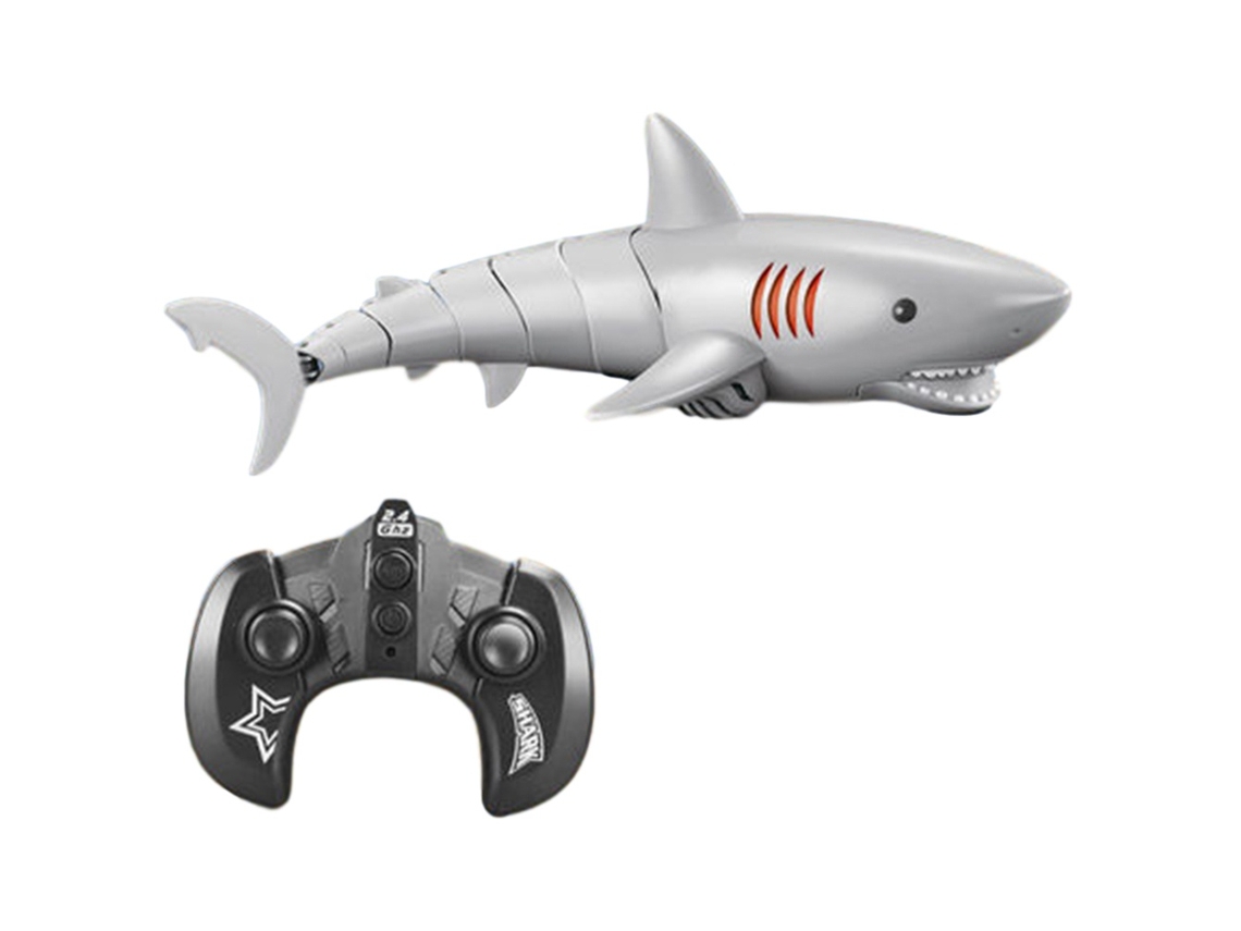Kit Stem 2.4g 5ch Controle Remoto Simulao Tubaro Brinquedo Engraado Subaqutico Navio Rc Barco Modelo Brinquedo Educacional Stem Presente Lurelia