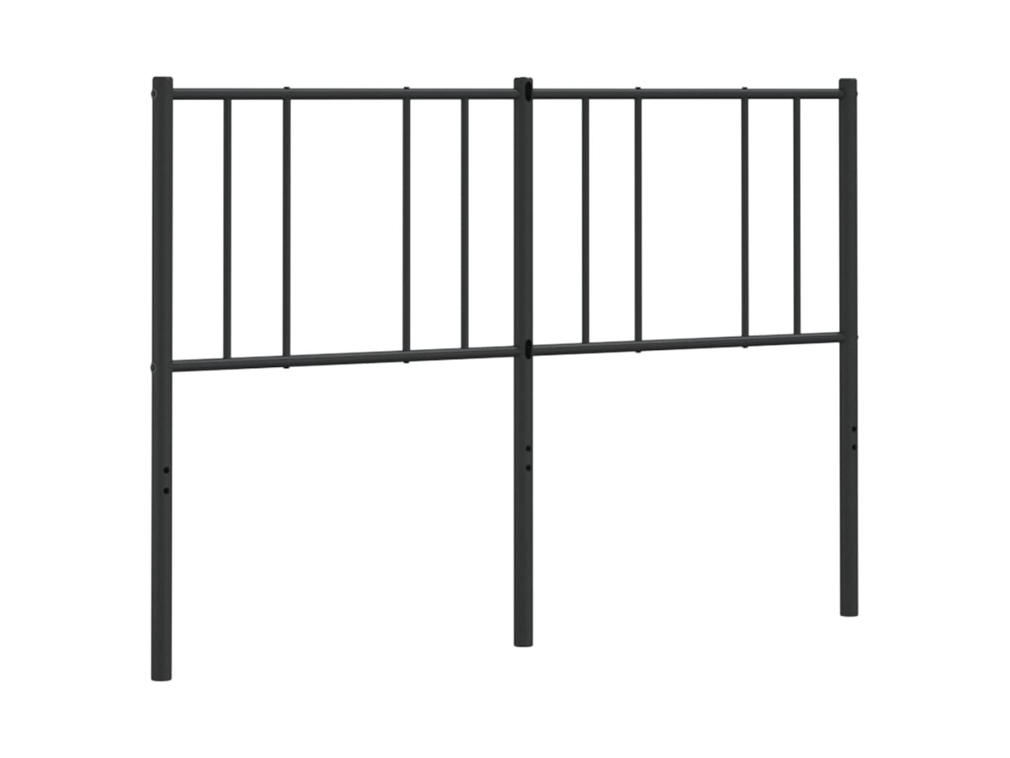 Headboard, Headboards Vidaxl Preto Aço (140 Cm)