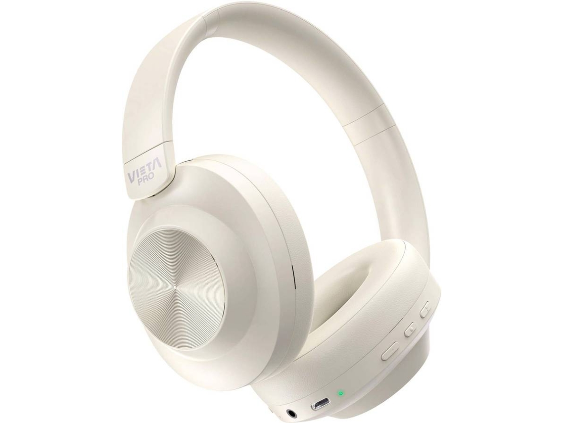 Auscultadores Bluetooth VIETA PRO Way 5 (Over Ear -  Microfone - Branco)
