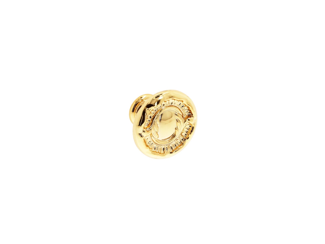 Puxador para Móveis em Zamac Diâmetro 35mm Banhados a Ouro Conjunto de 6 HARDWAREXCHANGE