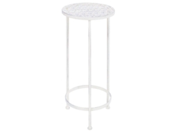 Suporte Para Plantas 3 Pcs Estilo Vintage Metal Antigo Branco Wsd909862 Adorável Casa