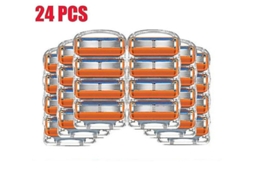 Pacotes 24/16/8 de 5 Lâminas Compatíveis com Gillette Fusion Proglide Power