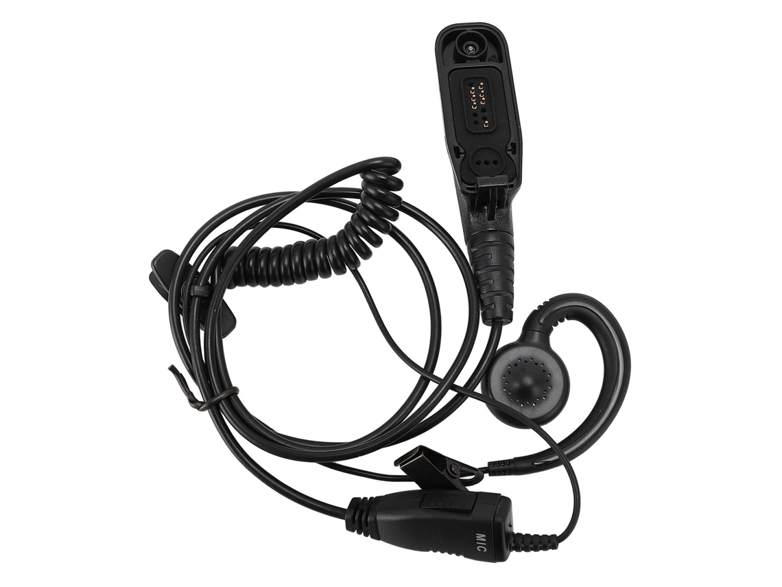 Aetheria 2pcs Fone de Ouvido com Gancho em Forma G Headset com Microfone para Apx4000 Apx6000 Xpr6100 Xpr6350 Xpr6550
