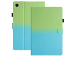 Capa de couro inteligente com costura gradiente Webake para tablet Samsung Galaxy Tab A9