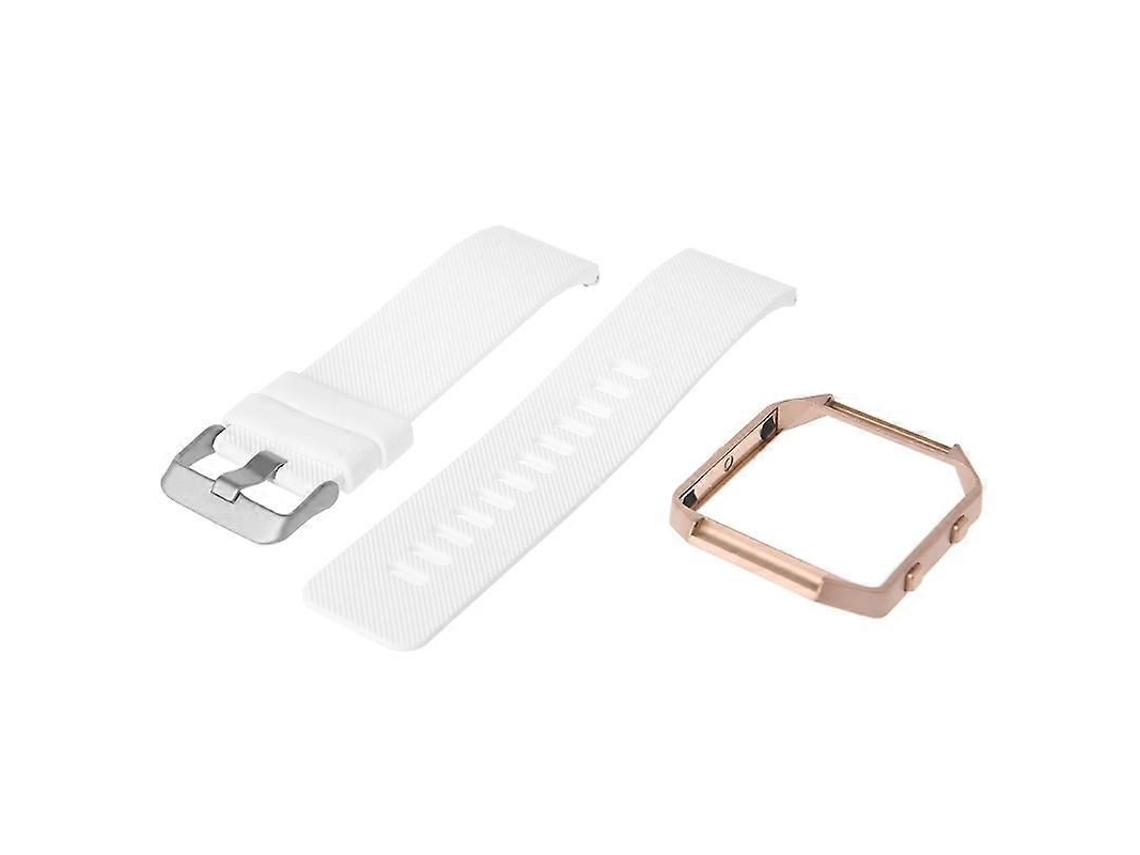 Pulseira Macia E Ajustável Para Smartwatch Fitbit Blaze Com Presilhas Para Cinto.