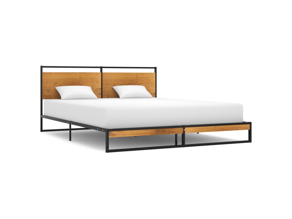 Vidaxl Estrutura de Cama 160x200 Cm Metal