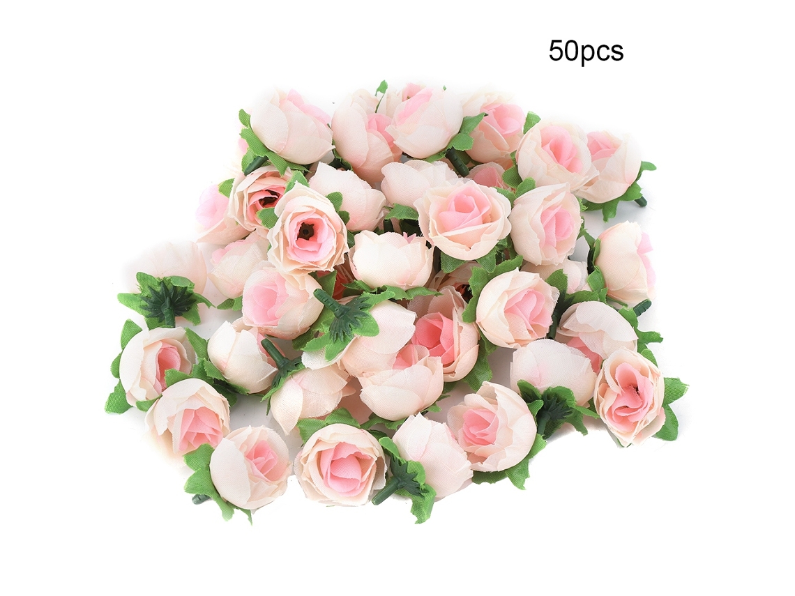 50 Peças de Flores Artificiais de Rayon, Incluindo Peônias, Crisântemos, Cravos e Flores de Champanhe. AQUAFORGE