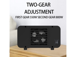 Um Aquecedor De Ambiente Com Aquecimento Cerâmico Ptc De 800w, Que Apresenta Baixo Ruído E Aquecimento Rápido.