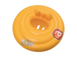 Tradineur Bóia Inflável Para Bebês, 4 Câmaras De Ar, Vinil Resistente, Inclui Suporte Para Neonatos, 69 Cm De Diâmetro.*