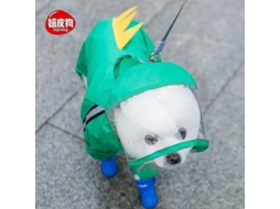 2026 impermeável para Cães com Chapéu Transparente, Faixas Reflexivas e Design de Urso, Tamanhos M 3xl, Material Leve e Durável