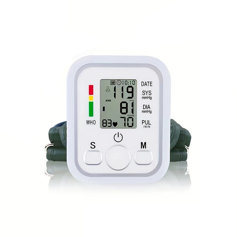 Monitor De Pressão Arterial De Braço (branco), Medidor De Pressão Automático, Medidor De Tensão, Alta Precisão, Para Uso Doméstico.