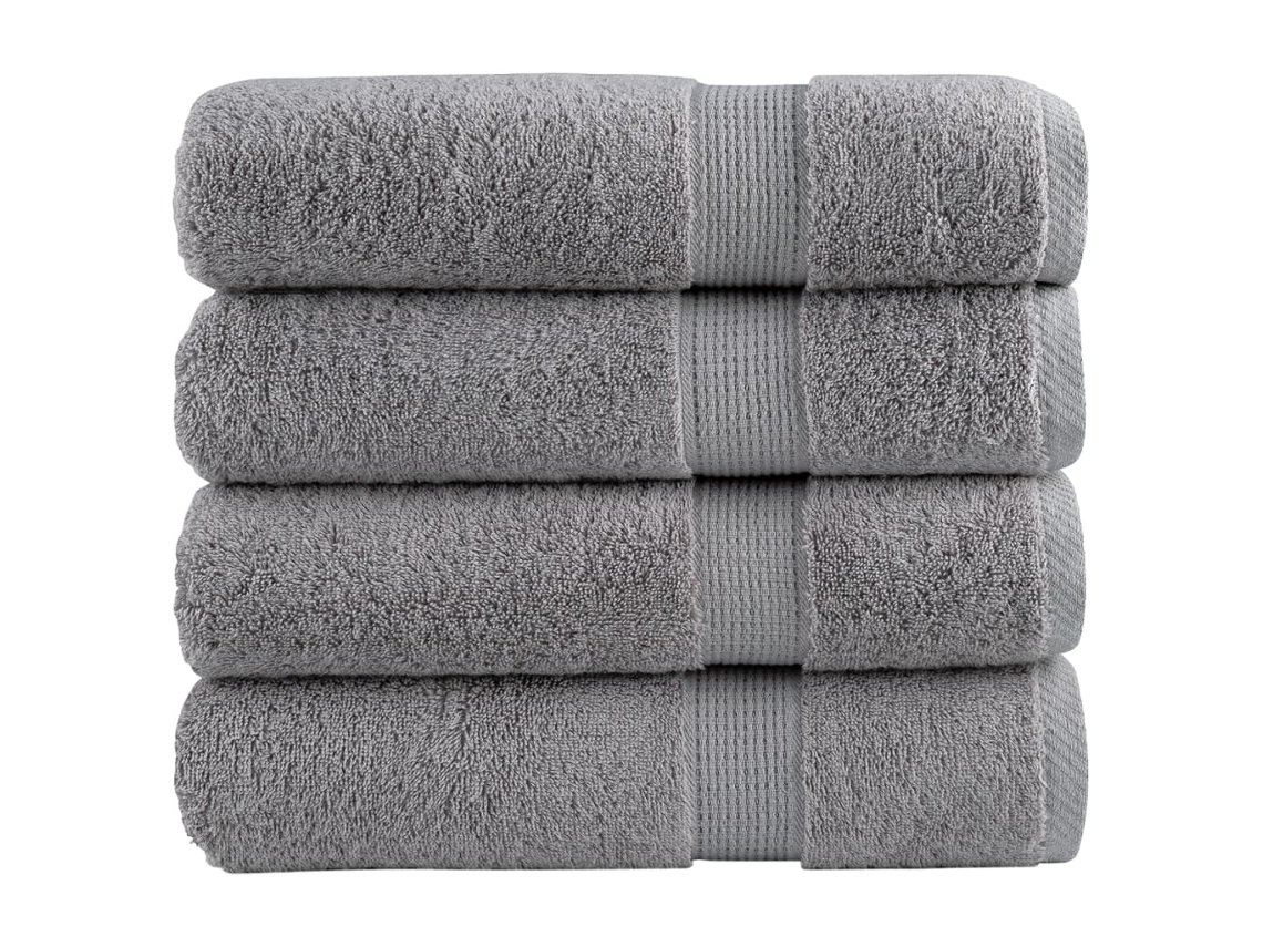 Hand Towel, Hand Towels Vidaxl Cinzeto Algodão (50 X 100 Cm)