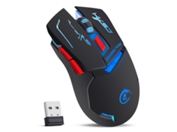 Rato Gaming JLTRUM X30 Rgb Wireless 2400Dpi Negro