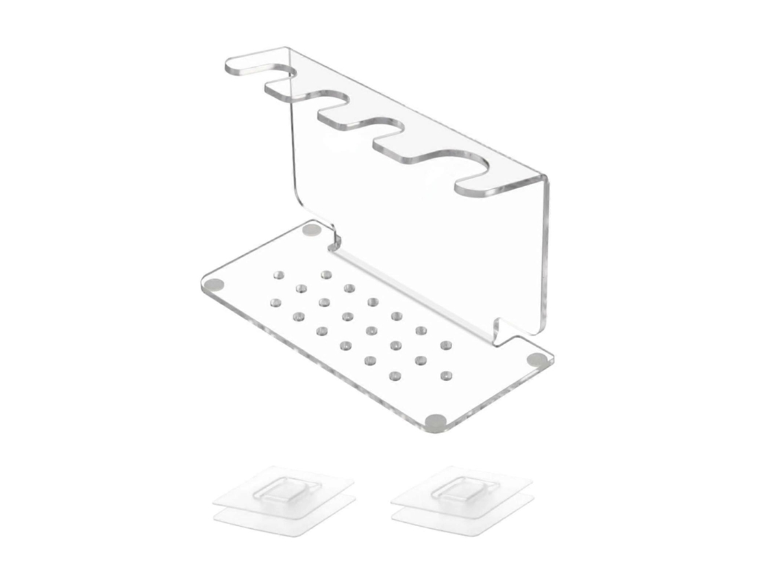 Suporte Para Lâmina De Barbear Para Banheiro, Fácil Instalação, Montado Na Parede, Gancho Transparente Para Lâmina De Barbear. Hengjian
