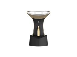 Ferramenta Para Pescoço E Rosto Com Led De 5 Cores Para Cuidados Com A Pele Preto E Dourado Yizhood