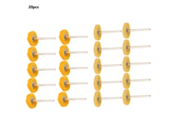 Kit De 20 Rodas De Polimento De Couro Pu Para Ferramentas Elétricas Acessórios De Polimento E Brilho 22mm