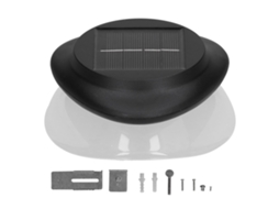 2026 lâmpada Solar Jardim 9led Ip55 Impermeável Luz Branca 6500k Sensor Exterior Cerca