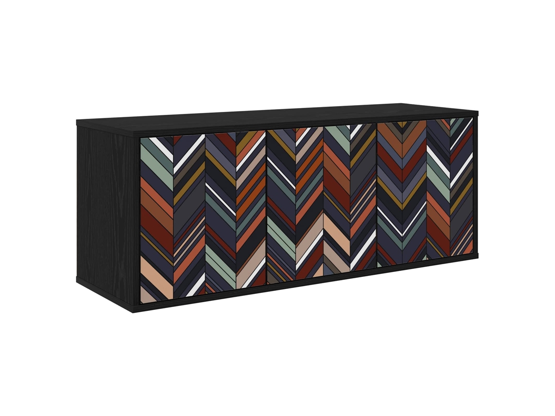 Vidaxl Armário De Tv Montado Na Parede Ommen 102 X 33 X 40 Cm