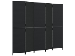 Room Divider, Room Dividers Vidaxl Preto Rattan / Vime (245 X 200 Cm)