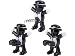 Conjunto De 3 Rolhas Para Garrafa Vinho, Abridor Garrafas, Rolha Vinho B-aquaforge