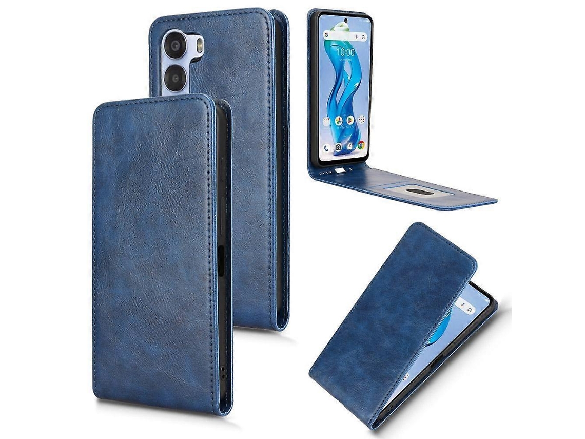 Capa De Couro Com Flip Vertical Magnético Para Celular