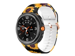 Pulseira De Silicone Estampada Para Samsung Galaxy Watch8 / Watch8 Classic