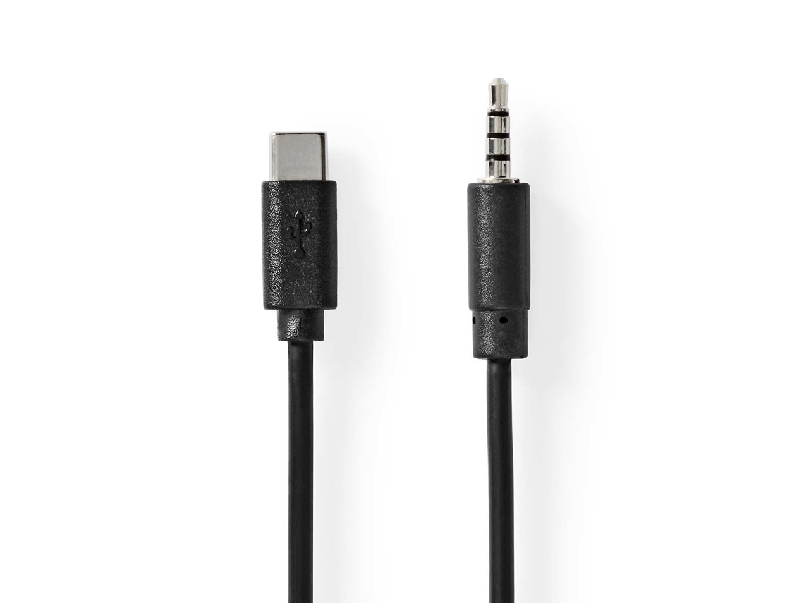 Cabo Telemóvel Usb-C NEDIS Preto