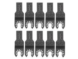 10 Peças De Lâmina De Serra Oscilante Com Liberação Rápida De 20mm - Kit De Ferramentas Multifuncional Para Madeira E Plástico