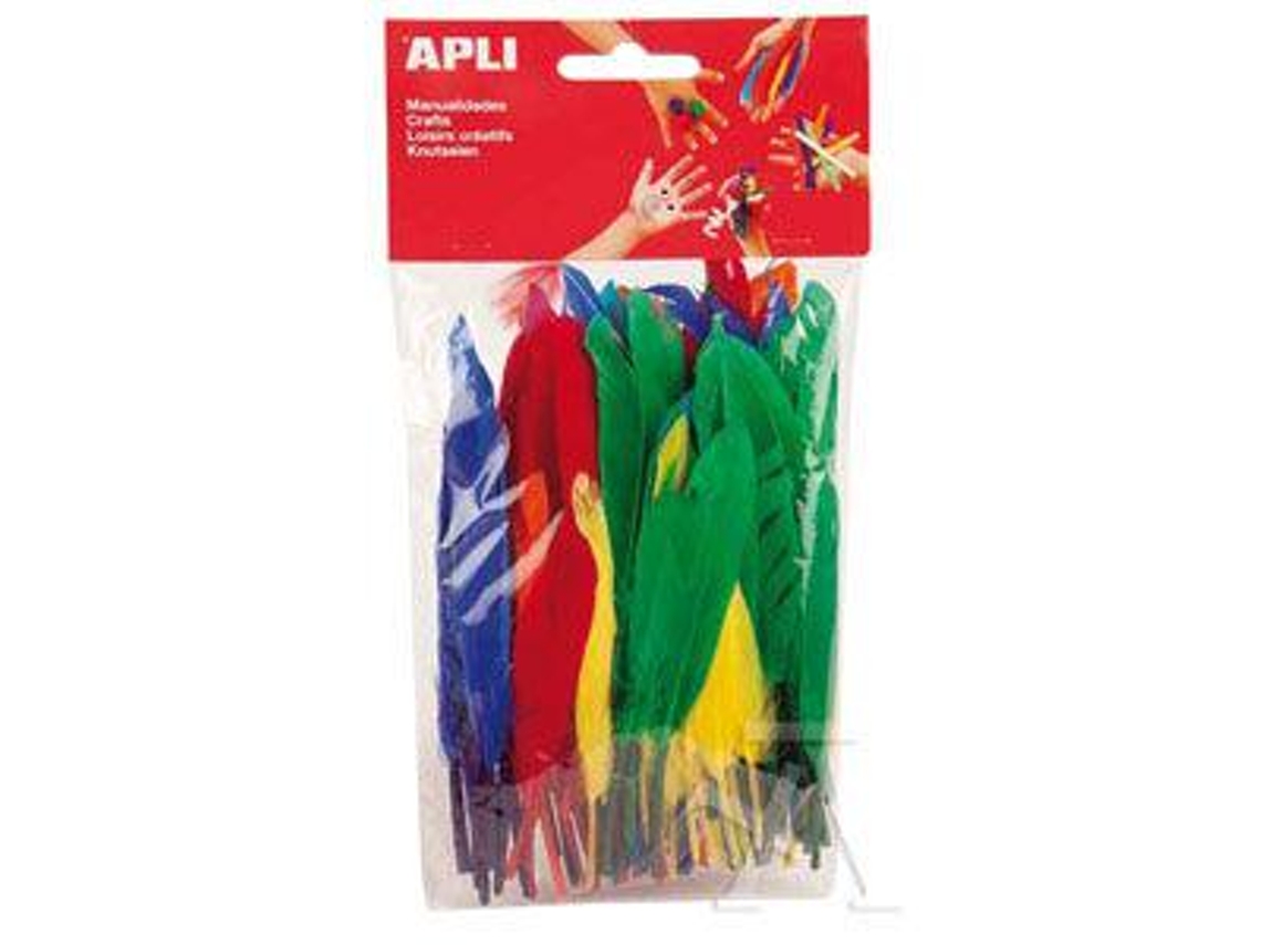 Bolsa 100 Plumas Colores Surtidos