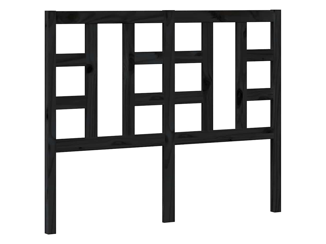 Cabeceira de Cama 126x4x100 Cm Pinho Maciço Marrom MAISON EXCLUSIVE