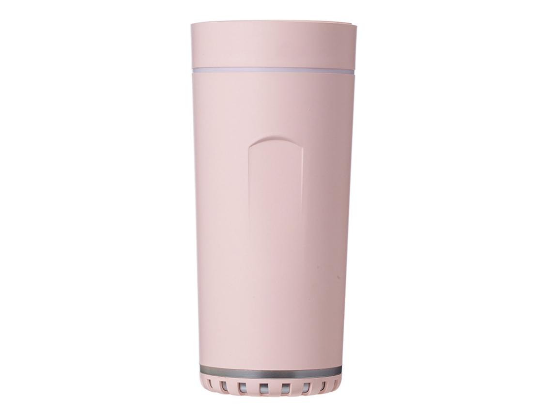 Umidificador de Carro Sem Fio Recarregável Pequeno Portátil Purificação de Ar Estiloso Rosa | S/MARCA