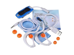 Mp3 Player Esportivo Subaquático À Prova Dágua Ipx8 Para Natação Com Fone De Ouvido Brilvibera
