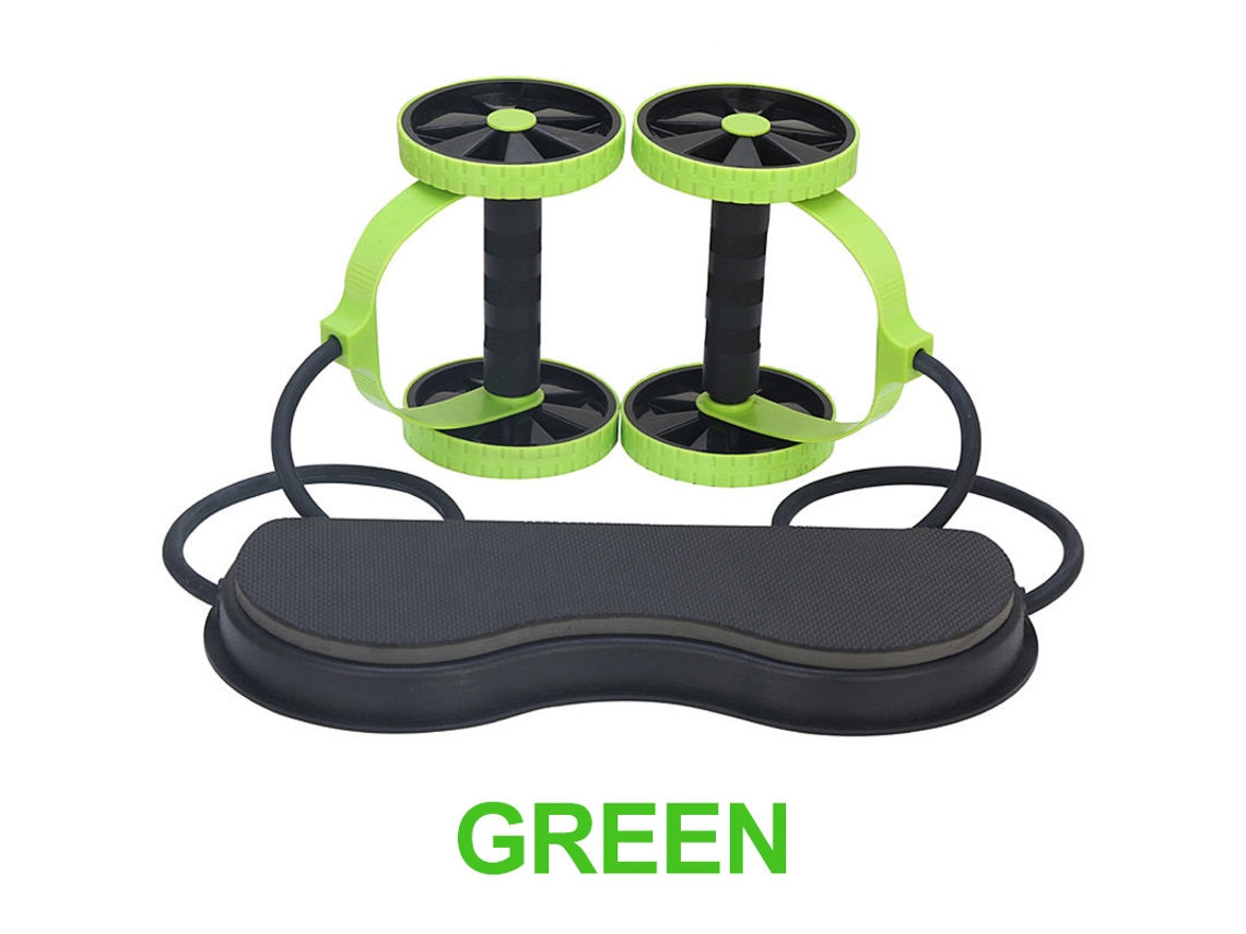 Exercitador abdominal Slowmoose com roda de resistência e rolo abdominal