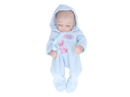 Mali boneca Reborn Bebê 10pol Silicone Macio Realista com Pijama Azul Brinquedo Lifelike