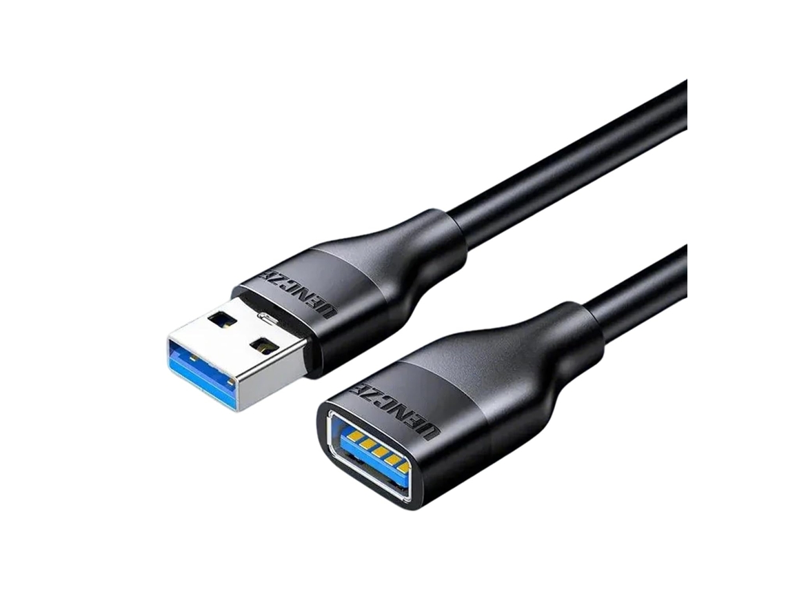 Cabo Extensor Usb 3.0 De Alta Velocidade, A Macho Para Fêmea