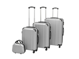 Suitcase, Suitcases Vidaxl Prateado Plástico (n/a)