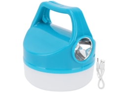 Rebe-lâmpada Led Impermeável De Mão Com Carregamento Usb Para Pesca Noturna, Camping E Exteriores Azul