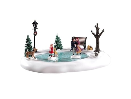 The Victorian Skaters Lemax 28,50 X 12,70 X 20,20 Multicolor